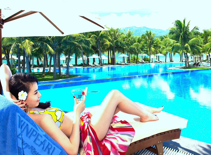NHA TRANG - ĐẢO HOA LAN - BÃI DÀI